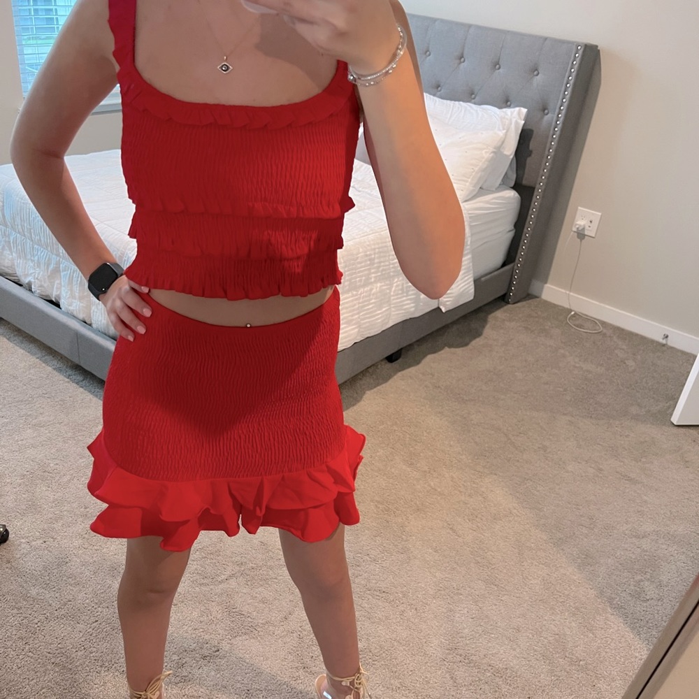 2 piece skirt set